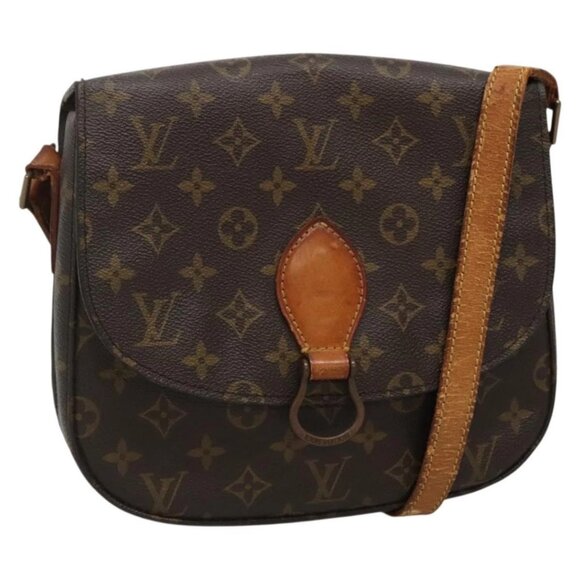 LOUIS VUITTON Monogram Saint Cloud GM Shoulder Bag M51242 LV Auth bs27722 - Picture 1 of 16